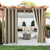 cheap Waterproof Curtains-Waterproof Outdoor Curtain Privacy, Sliding Patio Curtain Farmhouse Drapes, Pergola Curtains Grommet For Gazebo, Balcony, Porch, Party, Hotel, 1 Panel