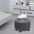 cheap Ottoman Cover-Round Velvet Ottoman Cover Folding Storage Stool Furniture Protector Soft Slipcover with Elastic Bottom Ottoman Cover