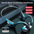 economico Cuffie a collana-Cuffie a conduzione ossea Bluetooth 5.3 Headset Wireless con Gancio per Orecchio IPX5 Auricolari Sportivi Leggeri con Microfono Regalo di San Valentino