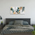 tanie Rośliny-wydruki na płótnie wall art oryginalnie zaprojektowane oprawione rośliny tropikalne zdjęcia minimalistyczny akwarela palm monstera zielony liść do salonu biuro sypialnia łazienka 3 sztuka 12x18