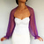 economico impacchi per gli invitati al matrimonio-Bolero in rete Manica lunga a sbuffo Ruffles Vedere attraverso Coprire Shrug Tulle Bolero Abbigliamento da sposa Organza Ospite di nozze Moda Wrap da donna Protezione solare Tutto abbinato Primavera