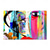 cheap People Paintings-Handmade Oil Painting Canvas Wall Art Decoration Nordic Fashion Graffiti Art Color Figures for Home Decor Rolled Frameless Unstretched Painting