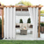 cheap Waterproof Curtains-Waterproof Outdoor Curtain Privacy, Sliding Patio Curtain Farmhouse Drapes, Pergola Curtains Grommet For Gazebo, Balcony, Porch, Party, Hotel, 1 Panel