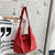 cheap Crossbody Bags-Women&#039;s Crossbody Bag Shoulder Bag Canvas Tote Bag Canvas Daily Holiday Zipper Large Capacity Waterproof Breathable Solid Color Balck White Red