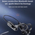 economico Cuffie a collana-Cuffie a conduzione ossea Bluetooth 5.3 Headset Wireless con Gancio per Orecchio IPX5 Auricolari Sportivi Leggeri con Microfono Regalo di San Valentino