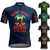 cheap Men's Jerseys-Men's Cycling Jersey Letter &amp; Number Funny Short Sleeve Bike Tee Tshirt Jersey Top with 3 Rear Pockets Mountain Bike MTB Road Bike Cycling Quick Dry Reflective Strips Back Pocket Moisture Wicking