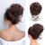 cheap Chignons-Messy Bun Hair Piece Scrunchie Tousled Updo Hair Extensions Hair Bun Curly Wavy Ponytail Synthetic Chignon for Women Girls