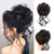 cheap Chignons-Messy Bun Hair Piece Scrunchie Tousled Updo Hair Extensions Hair Bun Curly Wavy Ponytail Synthetic Chignon for Women Girls