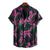 billiga Tropiska skjortor-Herr Skjorta Hawaii skjorta Grafisk Nedvikt Svartvit Rodnande Rosa Blå Utomhus Gata Kortärmad Button-Down Mönster Kläder Mode Designer Ledigt Andningsfunktion