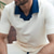 cheap Men&#039;s Classic Polo-Men&#039;s Polo Shirt Golf Shirt Outdoor Casual Cuban Collar Lapel Short Sleeve Fashion Streetwear Color Block Simple Summer Regular Fit Black Navy Blue Polo Shirt