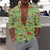 billige Hawaiiskjorter-Herre Skjorte Blomstret Aftæpning Sort / Hvid Hvid Gul Orange Grøn Afslappet Ferierejse Langærmet Knap ned Trykt mønster Tøj Mode Designer Afslappet Bekvem