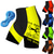 billige Shorts, tights og bukser for menn-Herre Grafisk Bokstav &amp; Nummer Morsom Sykkelveishorts Sykkelshorts Sykkel Fôrede shorts Bunner Formsydd Fjellsykling Veisykling sport 3D Pute Sykling Hurtigtørkende Fukttransport Gul Rød Spandex Klær