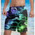 abordables Pantalon de plage-Homme Surf Boardshort Poids Léger Séchage rapide Short de bain Surf Plage Plaid Dégradé Imprimé Printemps Eté