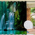 cheap Waterproof Curtains-2 Panels Outdoor Curtain Privacy Waterproof, Sliding Patio Curtain Drapes, Pergola Curtains Grommet 3D Forest Landscape For Gazebo, Balcony, Porch, Party