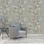 abordables Papiers peints-fonds d&#039;écran cool papier peint à fleurs peinture murale peler et coller papier peint amovible pvc/vinyle auto-adhésif 17.7&#039;&#039;x118&#039;&#039;in (45cmx300cm) / 45x300cm