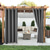cheap Waterproof Curtains-Waterproof Outdoor Curtain Privacy, Sliding Patio Curtain Farmhouse Drapes, Pergola Curtains Grommet For Gazebo, Balcony, Porch, Party, Hotel, 1 Panel