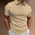 cheap Classic Polo-Men&#039;s Shirt Polo Shirt Golf Shirt Turndown Summer Short Sleeve Light Blue Black White Plain Work Daily Wear Clothing Apparel Half Zip
