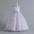 cheap Flower Girl&#039;s Dresses-Kids Girls&#039; Flower Girl Dress Party Dress Solid Color Flower Sleeveless Performance Wedding Party Tie Knot Elegant Princess Polyester Maxi Tulle Dress Summer Spring 3-12 Years Pink Wine Royal Blue