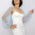economico impacchi per gli invitati al matrimonio-Bolero in rete Manica lunga a sbuffo Ruffles Vedere attraverso Coprire Shrug Tulle Bolero Abbigliamento da sposa Organza Ospite di nozze Moda Wrap da donna Protezione solare Tutto abbinato Primavera