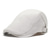 זול כובעים לגברים-בגדי ריקוד גברים כובע מצחייה שטוח לבן חום דמוי עור- סקאי אופנה סגנון רחוב מסוגנן אופנה של שנות העשרים בָּחוּץ יומי ליציאה אחיד חם