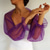 economico impacchi per gli invitati al matrimonio-Bolero in rete Manica lunga a sbuffo Ruffles Vedere attraverso Coprire Shrug Tulle Bolero Abbigliamento da sposa Organza Ospite di nozze Moda Wrap da donna Protezione solare Tutto abbinato Primavera