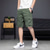 abordables Classique-Homme Short Cargo Shorts de Randonnée Multi poche Jambe droite Longueur genou Usage quotidien Classique Noir Bleu