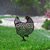 cheap Decorative Garden Stakes-Rooster Animal Stakes, Chicken Family Garden Silhouette Yard Art, Hollow Out Animal Shape Decor for Outdoor-for Lawns Backyard