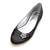 cheap Semi-Formal-Women&#039;s Navy Blue Satin Ballet Flats  with Rhinestone Embellishment - Elegant Wedding and Evening Shoes