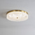 cheap Ring &amp; Round Design-LED Ceilling Light Dimmable 35cm Circle Design Copper Ceiling Lights for Living Room 110-240V