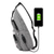 billige Herrevesker-crossbody sling bag for menn med usb-ladeport - ideell for reiser, fotturer og daglige pendler