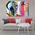 cheap People Paintings-Handmade Oil Painting Canvas Wall Art Decoration Nordic Fashion Graffiti Art Color Figures for Home Decor Rolled Frameless Unstretched Painting