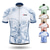 abordables Maillots pour hommes-Homme Maillot de cyclisme Graphique Lettres &amp; Chiffres Drôle Manche Courte Cyclisme Top avec 3 poches arrière VTT Vélo tout terrain Cyclisme sur route Séchage Rapide Bandes réfléchissantes Poche