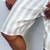 baratos Calções Estilo Casual-Homens Calção Shorts de verão Shorts de praia Bolsos Com Cordão Cintura elástica Listra Ao ar livre Diário Para Noite Roupa de rua à moda Branco Azul
