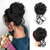 cheap Chignons-Messy Bun Hair Piece Scrunchie Tousled Updo Hair Extensions Hair Bun Curly Wavy Ponytail Synthetic Chignon for Women Girls