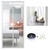 cheap Window Screen &amp; Door Screen-Magnetic Screen Door Portable, Fly Or Bug Screen Magnetic, Doorway Mosquito Net For Sliding Door,Garage,Patio,Kitchen,Living,Window Room,Bedroom,Bar,Pet and Kid Easy Entry