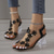 cheap Dress Sandals-Women&#039;s Rhinestone Floral Embellished Clear Heel Sandals – Elegant Open-Toe High Heel Shoes for Weddings and Special Occasions
