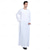 cheap Arabian Muslim-Men&#039;s Robe Thobe / Jubba Religious Saudi Arabic Arabian Muslim Ramadan Adults Leotard / Onesie