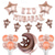 cheap Photobooth Props-Ramadan Festival EID MUBARAK Aluminum Film Balloon Set Star Moon Decorative Arrangement Gurban Balloon Muslim