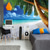 cheap Nature&amp;Landscape Wallpaper-Mural Wallpaper Wall Sticker Covering Print  Peel and Stick  Removable Self Adhesive Landscape Seaside Tree  PVC / Vinyl Home Decor