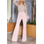 cheap Party Jumpsuits-Women&#039;s Jumpsuit for Special Occasions Party Solid Color Feather Patchwork Wide Leg Long Sleeve Cocktail Fall Disco