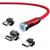 cheap Cell Phone Cables-5A Magnetic Multi Charging Cable 3.3ft 6.6ft USB A to Lightning / micro / Type C Fast Charging 3 in 1 540° Rotating Phone Charger Nylon Braided USB Cable For IPhone/Micro USB/Type C Device
