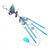 cheap Dreamcatcher-1pc Butterfly Painted Wind Chime Outdoor Handicraft Glow In The Night Hanging Ornament For Window Balcony Garden Decor