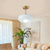 cheap Flush Mounts &amp; Semi Flush Mounts-Vintage Ceiling Lights,Retro Glass Chandelier,Flush Mount Chandelier Light,Unique Brass Chandelier Dining