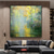 cheap Landscape Paintings-Oil Painting Hand Painted Square Abstract Modern Stretched Canvas