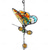 cheap Dreamcatcher-1pc Butterfly Painted Wind Chime Outdoor Handicraft Glow In The Night Hanging Ornament For Window Balcony Garden Decor