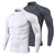 abordables Tops running-Arsuxeo - Camiseta de compresión de capa base para hombre, 2 unidades, cuello alto, manga larga, para correr