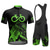 billige Klærsett for menn-Herre Sykkeljersey med bib-shorts Kortermet Fjellsykling Veisykling Sommer Gul Oransje Mørkeblå Grafisk Geometrisk Morsom Sykkel 3D Pute Hurtigtørkende Tilbake Lomme Fukttransport Pustende Spandex