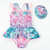 cheap Girls&#039; Costumes-The Little Mermaid Ariel Mermaid Swimwear Bikini Swimsuits Active Sweet Movie Cosplay for Girls&#039; Kid&#039;s