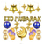 cheap Photobooth Props-Ramadan Festival EID MUBARAK Aluminum Film Balloon Set Star Moon Decorative Arrangement Gurban Balloon Muslim