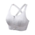cheap Plain Tank-Women's High Support Sports Bra Running Bra Cross Back Zip Front Bra Top Padded Yoga Fitness Gym Workout Adjustable Breathable Quick Dry Black White Solid Color